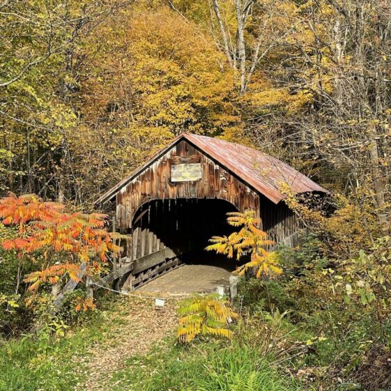 Blacksmith Covered Bridge in New Hampshire