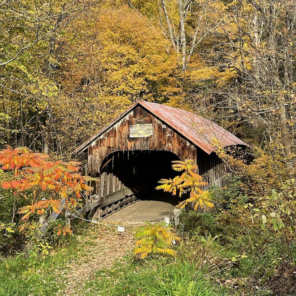 Blacksmith Covered Bridge in New Hampshire