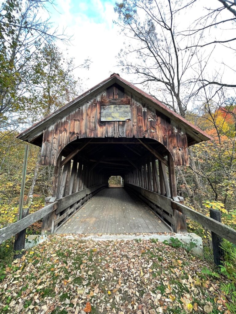 Front of the Blacksmith Covered Bridge
